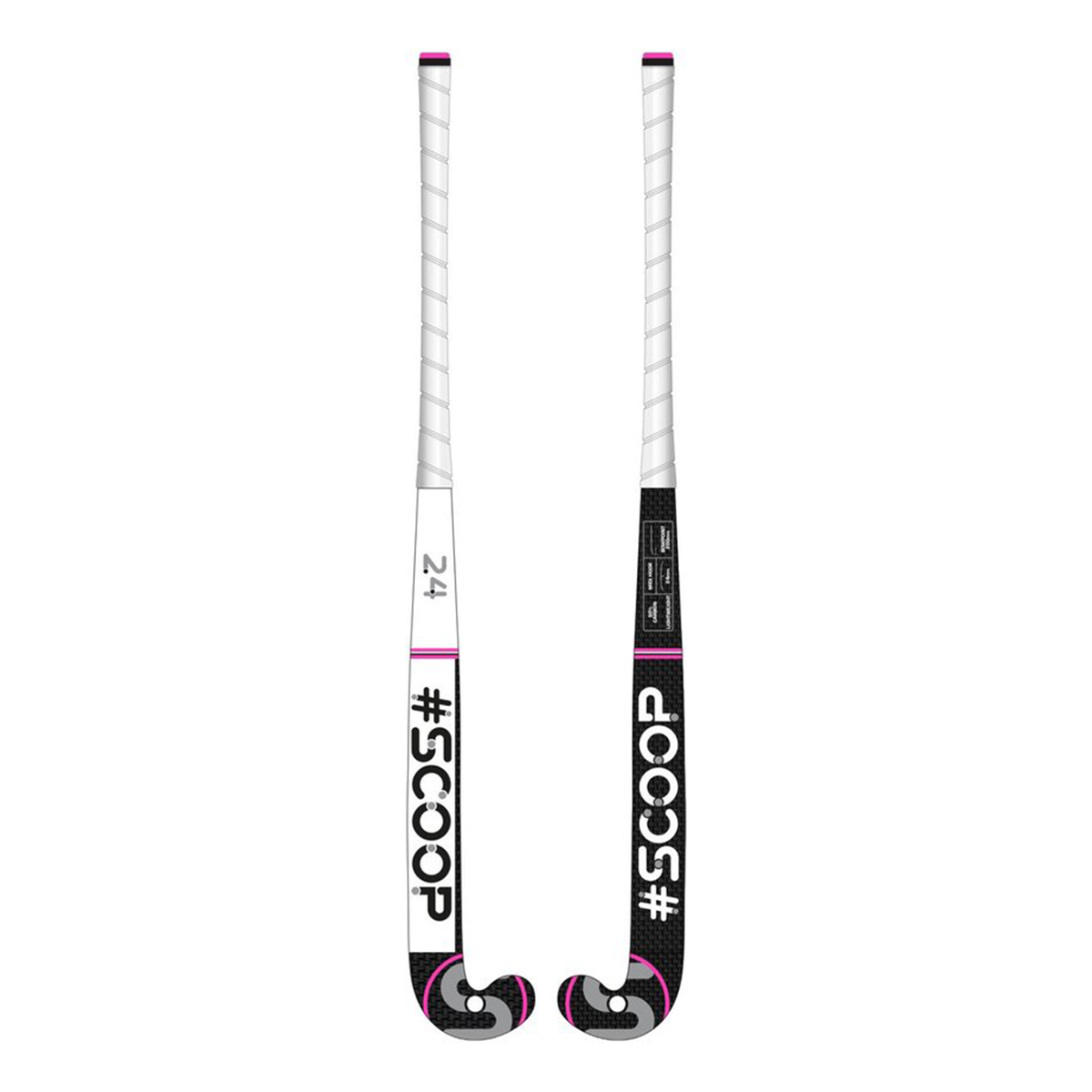 Scoop 14 Hockeystick - Extreme Low Bow - 50% Carbon, 40% Fiberglass, 10% Aramid