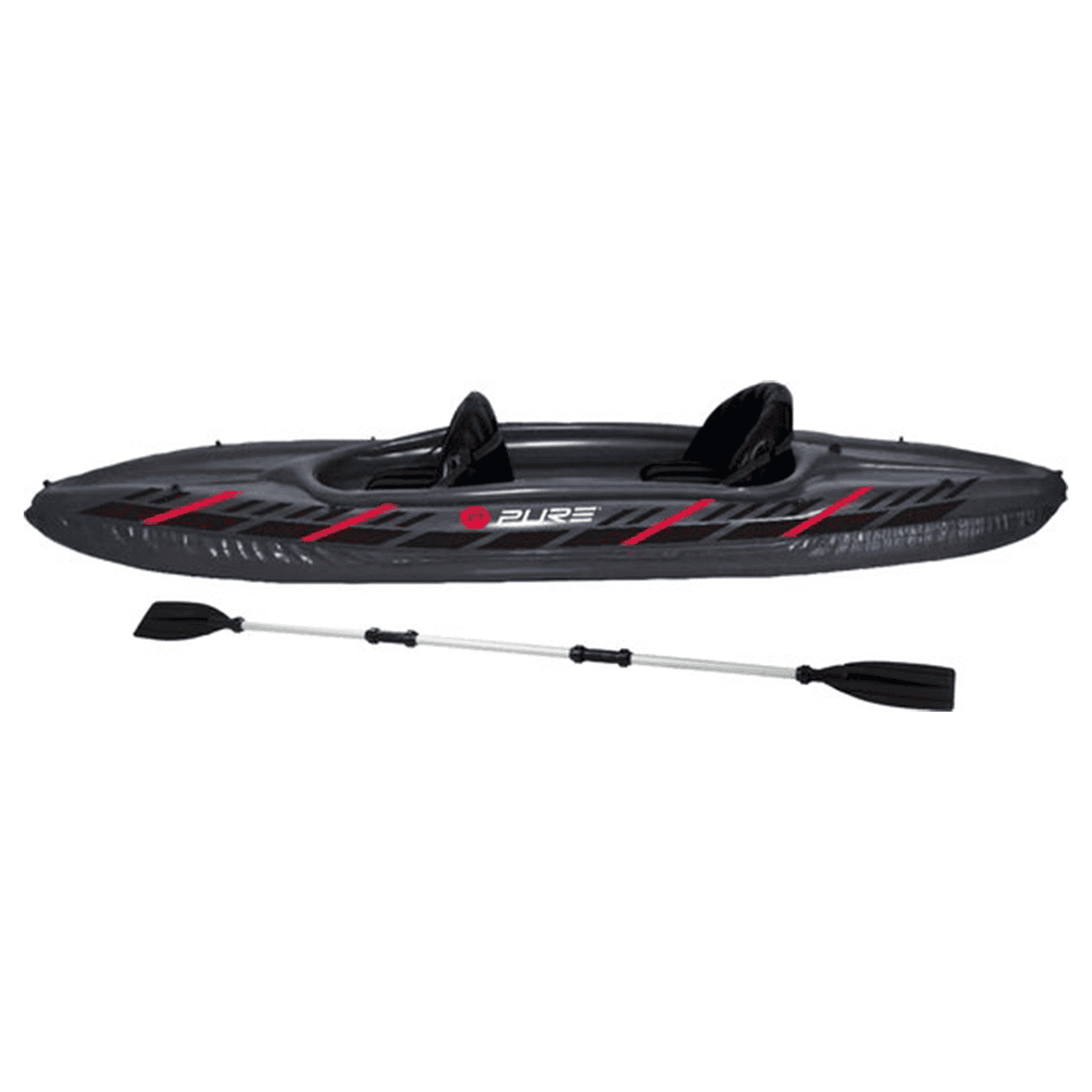 Pure4fun 2 persoons Kayak XPRO 2.0 - Black/Grey