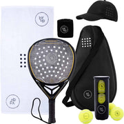 By-VP Power Padelset - Incl. Padelballen, tas, zweetband, pet en handdoek