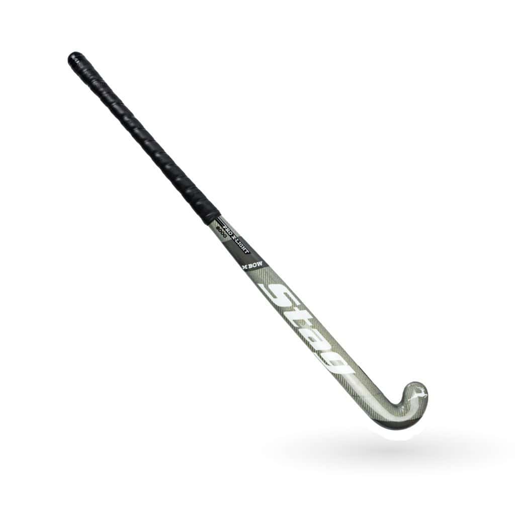 Stag Pro 8000 Hockeystick - M-Bow - 80% Carbon - Senior - Zilver -  36,5 inch