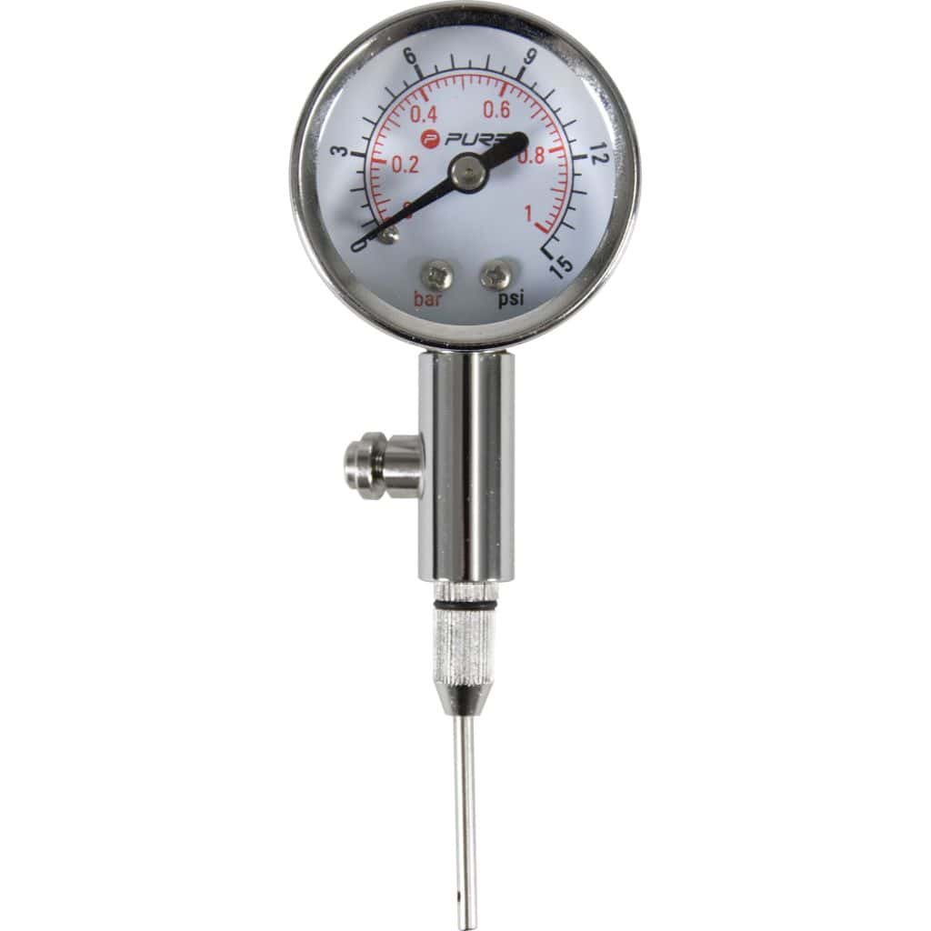 Pure2Improve Luchtdrukmeter - Zilver