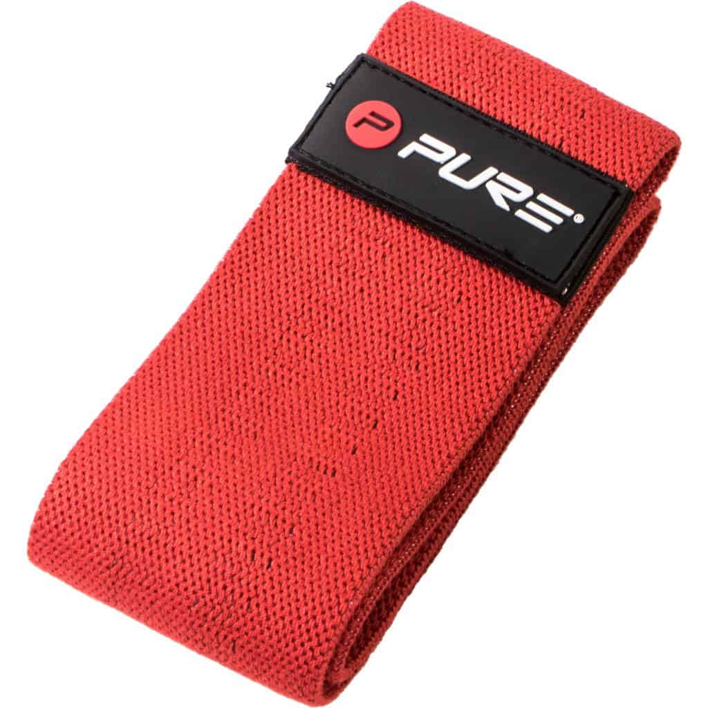 Pure2Improve Weerstandsband Medium - Textiel - Rood - 66x7 cm - Weerstandsbanden