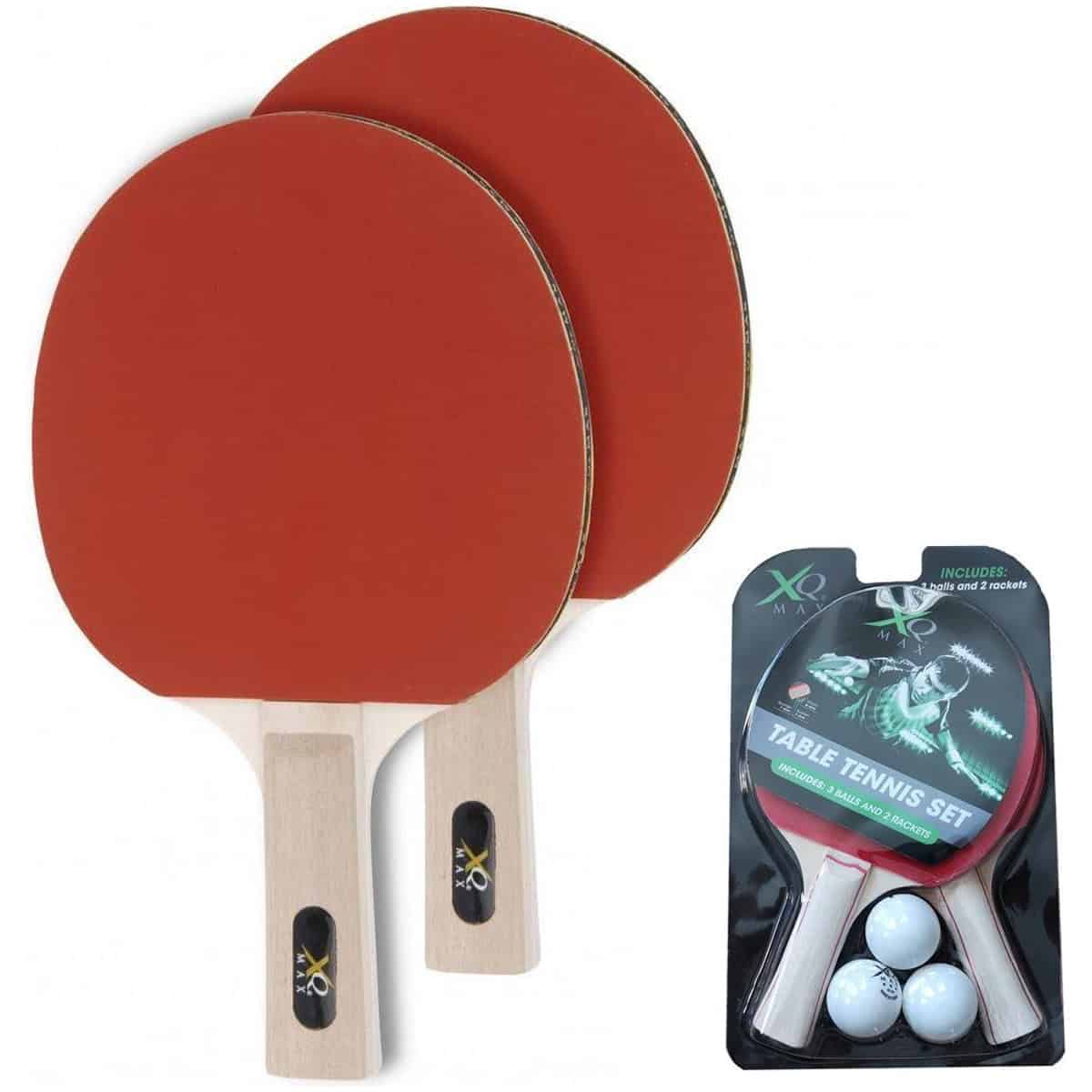 XQ Max tafeltennis setje inclusief 3 ballen - Rood